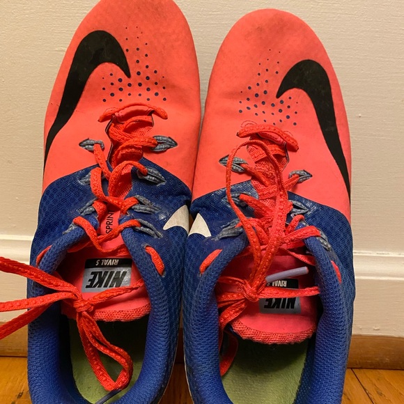 Nike Rival S Womens Racing Shoes Neon Pink low lace up, Size 9.5 - Picture 3 of 14